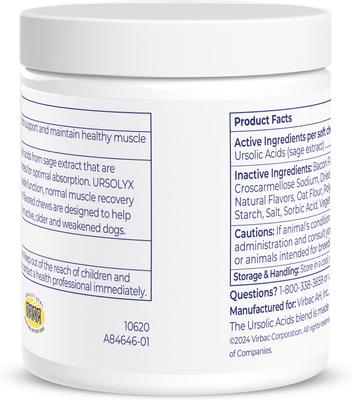 URSOLYX Soft Chew Supplement for Small Breed Dogs, 60 count