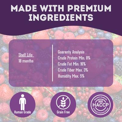 Indomitable Patagonia Grain-Free Creamy Cremes Peanut Crunchy Dog Treats, 4.2-oz box