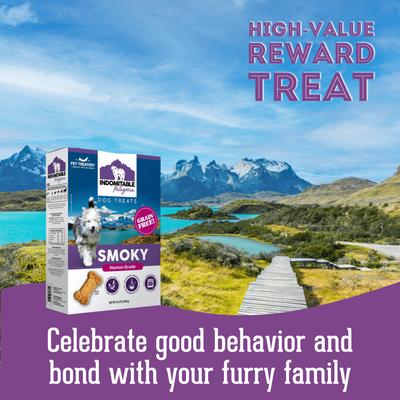 Indomitable Patagonia Grain-Free Smoky Crunchy Dog Treats, 14.1-oz box