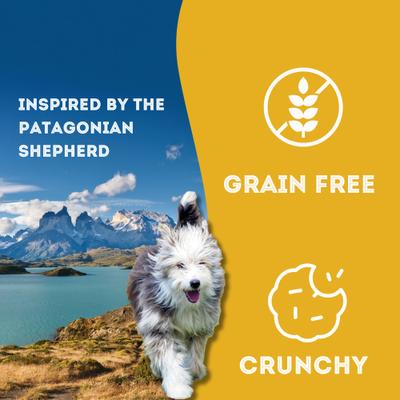 Indomitable Patagonia Grain-Free Creamy Cremes Choco-Vanilla Crunchy Dog Treats, 4.2-oz box