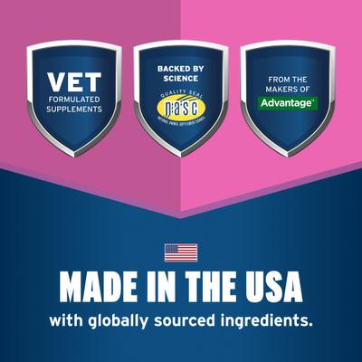 Bundle: Advantus Flea Oral Treatment, 23-110 lbs, 7 Soft Chews + Pet Protect Fast Acting Calming Supplement for Dogs, 60 count