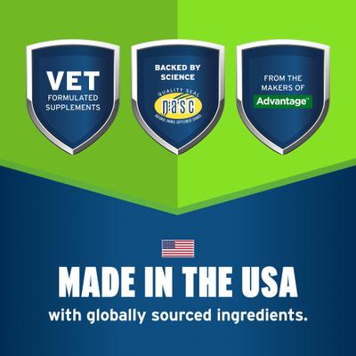 Bundle: K9 Advantix II Flea & Tick Spot Treatment for Dogs, 4-10 lbs + Pet Protect Allergy & Immune+ Supplement, 60 count