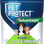 Bundle: Advantus Flea Oral Treatment for Dogs, 23-110 lbs, 7 count + Pet Protect Allergy & Immune+ Supplement, 60 count