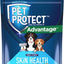 Bundle: Advantus Flea Oral Treatment for Dogs, 23-110 lbs, 7 count + Pet Protect Skin Health Supplement, 60 count