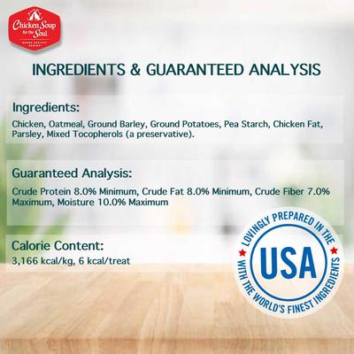 Crunchy Bites Chicken Dog Treats, 12-oz bag