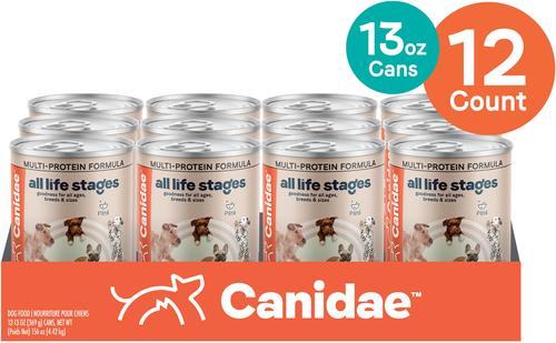 Bundle: CANIDAE Chicken, Lamb & Fish Formula + Lamb & Rice Formula Canned Dog Food