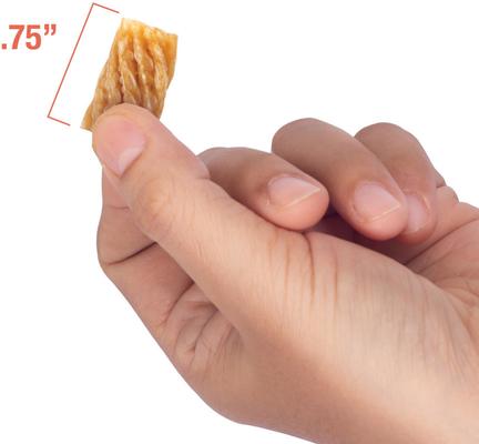 Triple Flavor Mini Churro Style Twists Chicken, Peanut Butter & Pork Gourmet Crunchy Dog Treats, 100 count