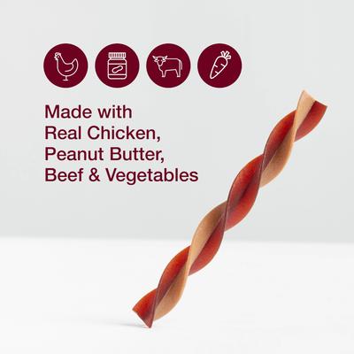 Triple Flavor Swirlz Dog Chews, 30 count