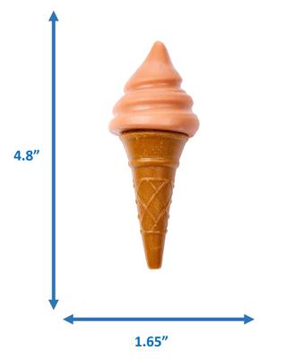 Waffle Cone Strawberry Dog Chew Treat, 2 count