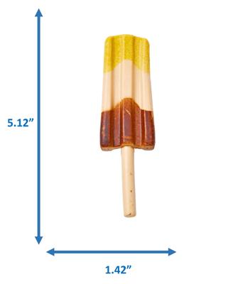 Rocket Lollies Banana & Chocolate Dog Chew Treat, 2 count