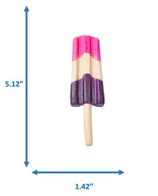 Rocket Lollies Strawberry & Blueberry Dog Chew Treat, 2 count
