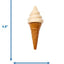 Waffle Cone Vanilla & Peanut Butter Dog Chew Treat, 2 count
