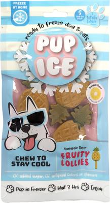 Fruity Lollies Pineapple Dog Chew Treat, 3 count