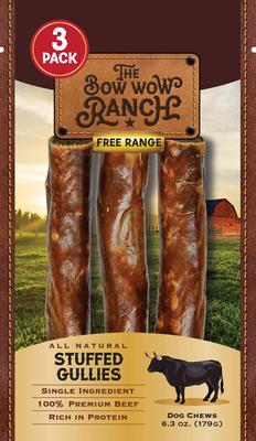 Stuffed Gullies Dog Chew Treat, 6.3-oz bag