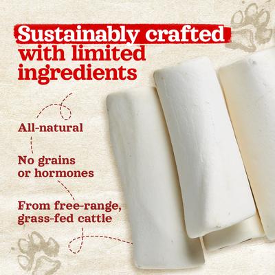 Peanut Butter Filled Bone Dog Chews, 5 to 6-in, 10 count