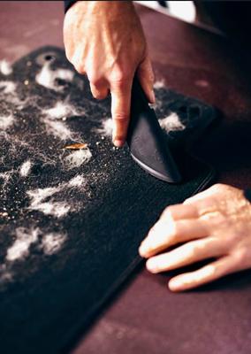 Fur Eel Pet Fur Remover Vacuum Attachment & Multi-Vac Adapter Kit, Black