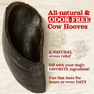 Cow Hooves Dog Chews, 25 count
