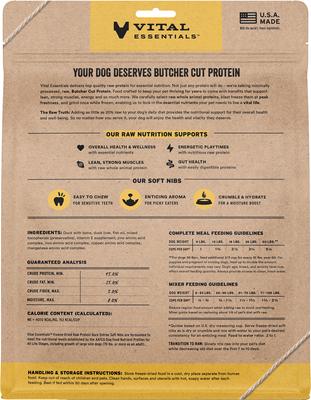 Freeze-Dried Raw Duck Entree & Mixer Soft Nibs Dog Food, 14-oz bag