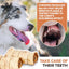 Rawhide-Free Peanut Butter Flavored Beef Cheek Rolls Long Lasting Dog Chews, 5 to 7-inch, 4 count