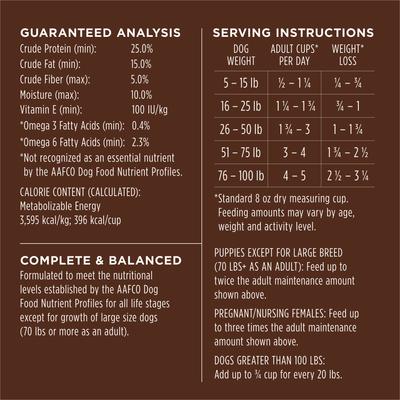 Be Natural Adult Real Salmon & Brown Rice Recipe Dry Dog Food, 24-lb bag