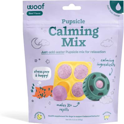 Golosinas calmantes para lamer Pupsicle Mix para perros, bolsa de 5.5 oz