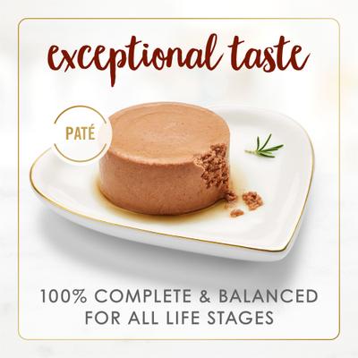 Comida enlatada para gatos Classic Tender Beef Feast, lata de 3 oz, caja de 4