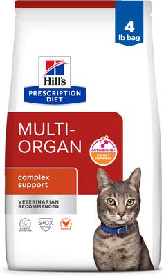 Multi-Organ Support Chicken Dry Cat Food, 4-lb bag