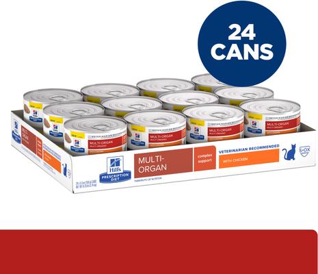 Multi-Organ Support Chicken Wet Cat Food, 5.5-oz can, case of 24