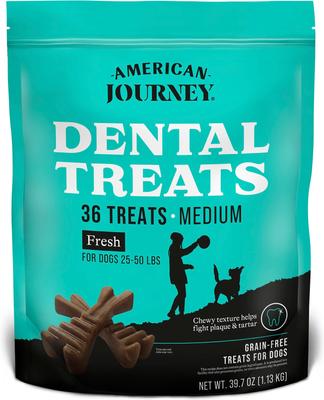 Grain-Free Medium Dental Dog Treats Mint Flavor, 12 count