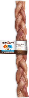 Odor-Free Braided Beef Bully Sticks 12-in Dog Chew
