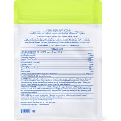 Suplemento 11 en 1 The Daily Powder para perros, lata de 21 oz