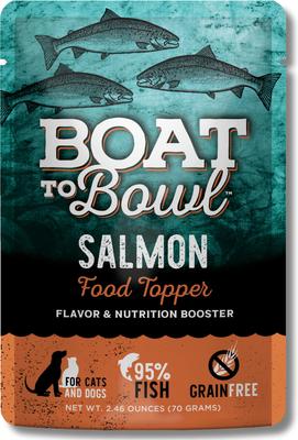 Salmon Pate Dog & Cat Food Topper, 2.46-oz pouch, case of 6