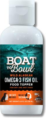 Wild Alaska Omega-3 Fish Oil Liquid Supplement for Dogs & Cats, 4-fl oz bottle