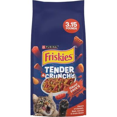 Alimento seco para gatos Tender & Crunchy Combo, bolsa de 3,15 lb