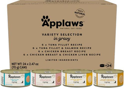 Selection in Gravy Variety Pack Wet Cat Food, 2.47-oz can, case of 24