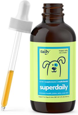 Superdaily Bacon Flavored Liquid Multivitamin for Dogs & Cats, 4-fl oz bottle