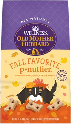by Wellness Fall Favorite P-Nutter Oven-Baked Biscuits Dog Treats, 16-oz bag