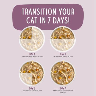 Senior Grain-Free Tuna & Salmon Formula in Gravy Wet Cat Food, 5.5-oz can, case of 8