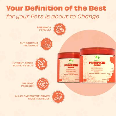 Pumpkin Purge All Natural Grain-Free Dog Food topper, 8.81-oz jar