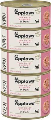 Limited Ingredient Tuna Fillet & Salmon in Broth Wet Cat Food, 2.47-oz can, case of 5