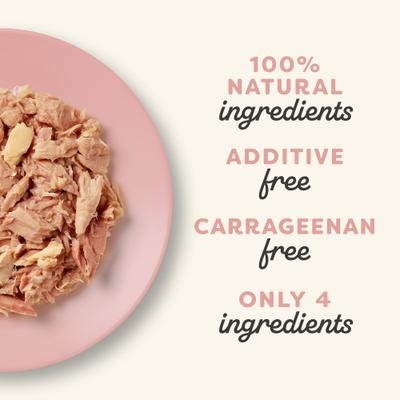 Limited Ingredient Tuna Fillet & Salmon in Broth Wet Cat Food, 2.47-oz can, case of 5