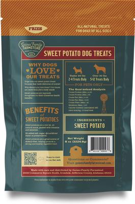 Sweet Potato Fries Single Ingredient Dog Chews, 8-oz bag
