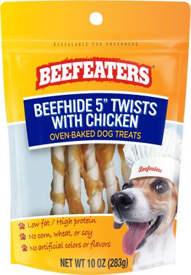 Beefhide Twist Chicken Jerky Dog Treats, 36-oz bag