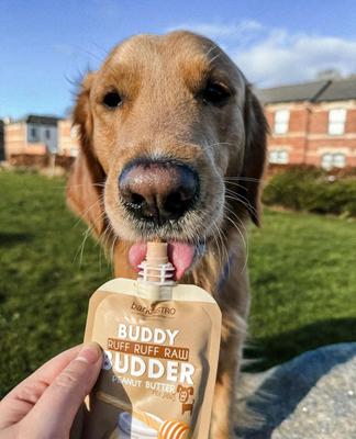 Buddy Budder Mix Flavor Squeeze Lickable Dog Treat, 4-oz pouch, 9 count