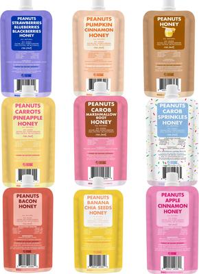 Buddy Budder Mix Flavor Squeeze Lickable Dog Treat, 4-oz pouch, 9 count