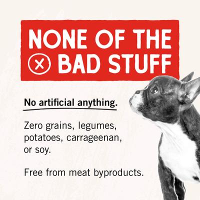 Stella's Shredrs Adult Grain-Free Grass Fed Beef & Wild Caught Salmon Recipe in Broth Wet Dog Food, 2.8-oz pouch, case of 12