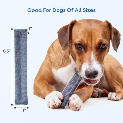 Blueberry Flavor Dental Yak Chews Dog Treats, 2 count