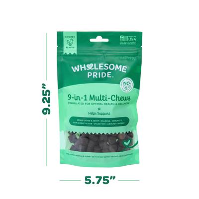 9-in-1 Multi-Chews Chicken Flavor Supplement for Dogs, 6.3-oz bag