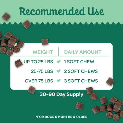 9-in-1 Multi-Chews Chicken Flavor Supplement for Dogs, 6.3-oz bag