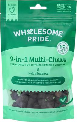 9-in-1 Multi-Chews Chicken Flavor Supplement for Dogs, 6.3-oz bag